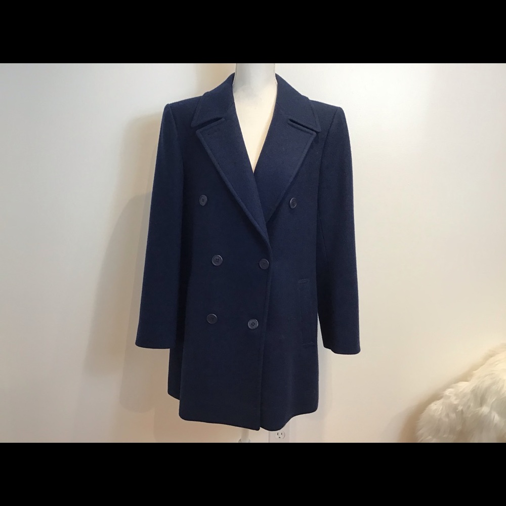 Pendleton Vtg Virgin Wool Double Breasted Coat - image 1